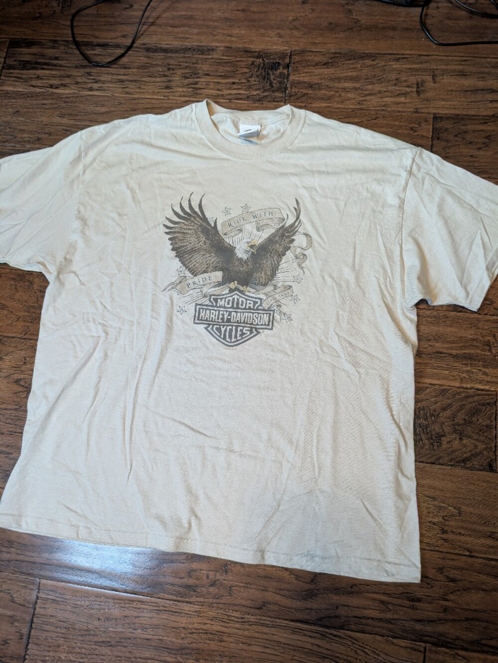 Harley Davidson Motor Cycles New York City Eagle Tshirt Size 2XL